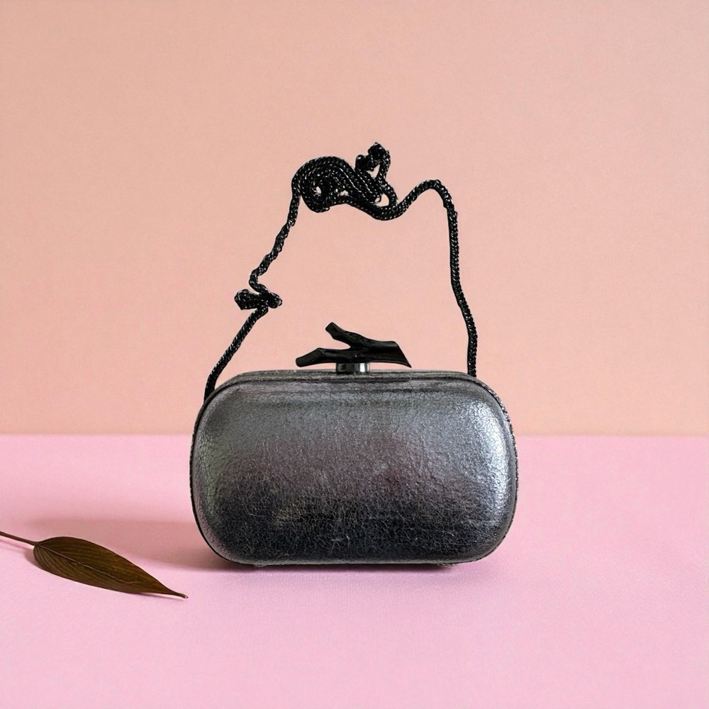 Diane Von Furstenberg Silver Mini Bag